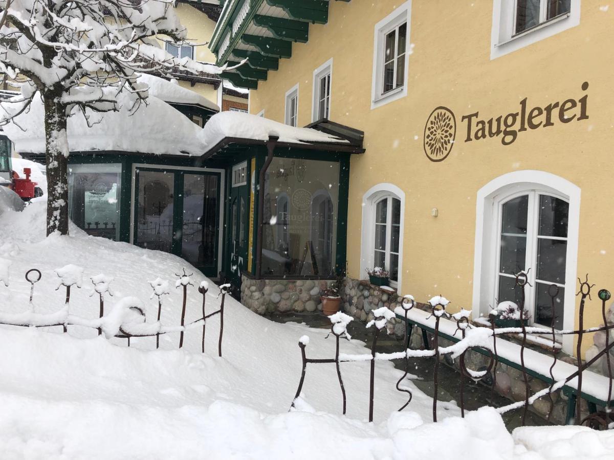 Tauglerei Appartement Enzian In Den Zauberbergen Sankt Koloman Dış mekan fotoğraf